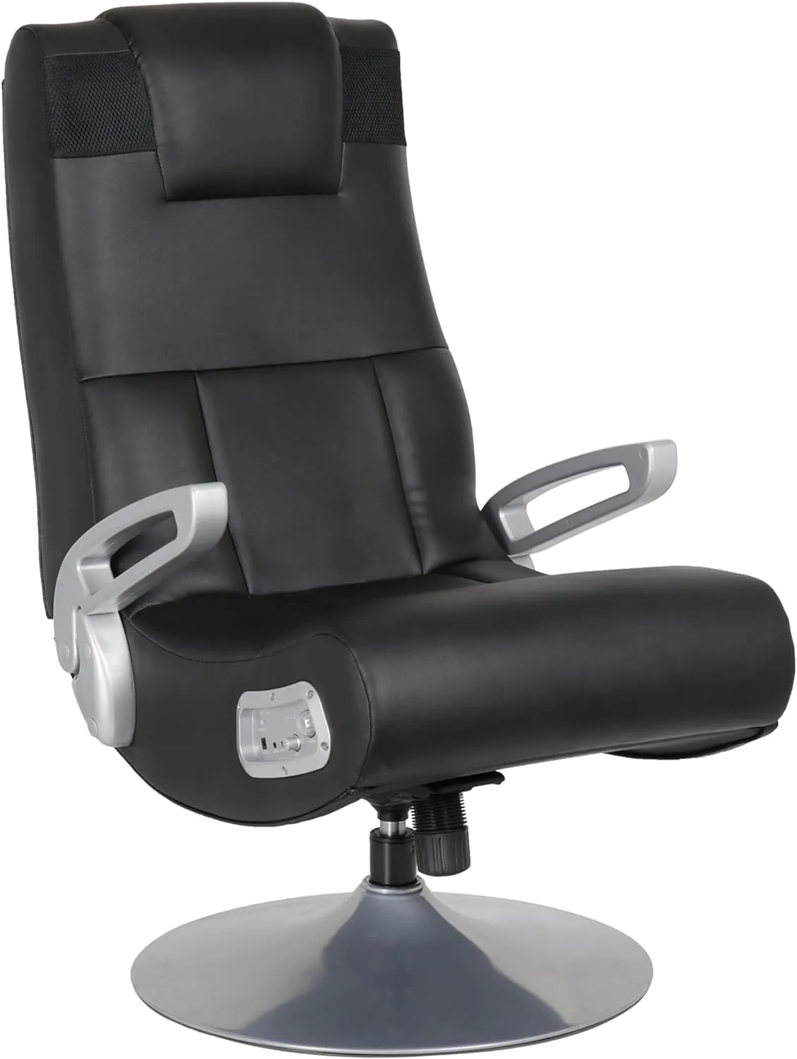 X Rocker SE Pro Video Gaming Lounging Pedestal Chair, Wireless Audio, 2 Speakers, Subwoofer, Foldable, Padded Armrest, 5127401, 30.7" x 30.7" x 39.76", Amazon Exclusive, Black