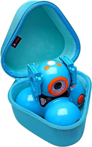 XANAD Hard Carrying Case for Wonder Workshop Dash Robot or Cue Coding Robot - Travel Storage Protective Bag Blue