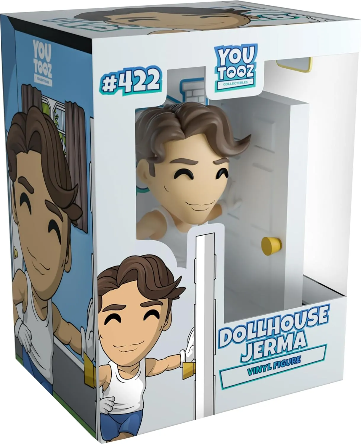 Youtooz Dollhouse Jerma 4.6" inch Vinyl Figure, Collectible Limited Edition Figure #422 from The Collection [Ages 15 ]