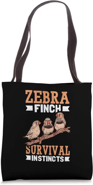 Zebra Finches Pet Bird Dad Mom Zebra Finch Tote Bag