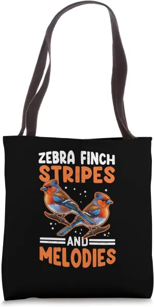 Zebra Finches Pet Bird Dad Mom Zebra Finch Tote Bag