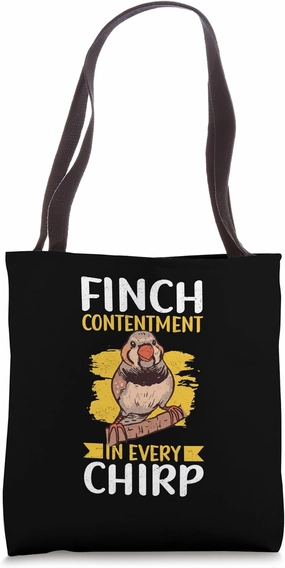 Zebra Finches Pet Bird Dad Mom Zebra Finch Tote Bag