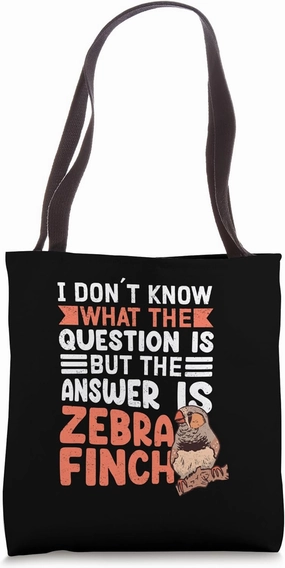 Zebra Finches Pet Bird Dad Mom Zebra Finch Tote Bag
