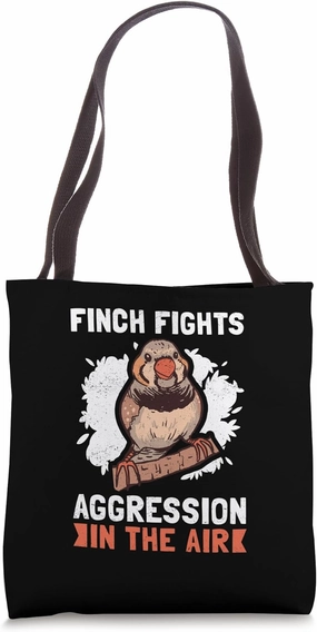 Zebra Finches Pet Bird Dad Mom Zebra Finch Tote Bag