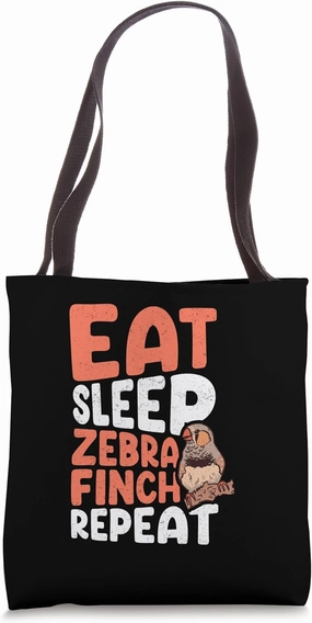 Zebra Finches Pet Bird Dad Mom Zebra Finch Tote Bag