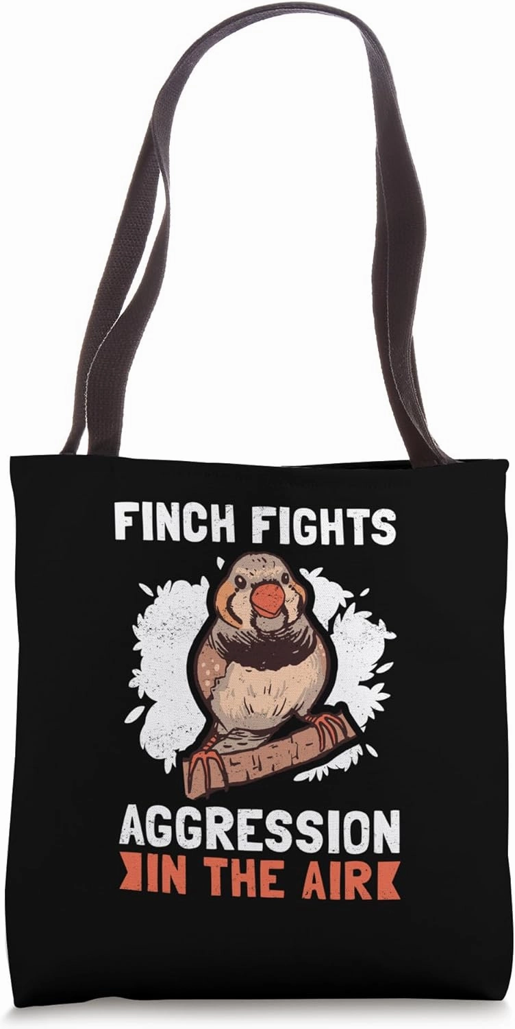 Zebra Finches Pet Bird Dad Mom Zebra Finch Tote Bag